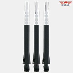 Aluminijski nastavci za pikado strelice Bull's NL. / Alabama Alu Medium Black PIKADO.shop®1