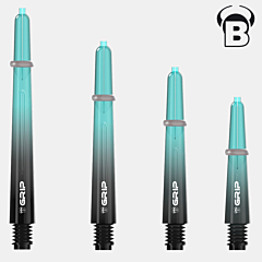 Nastavci za pikado strelice BULL'S "B-Grip-2 TTB" Black-Mint PIKADO.shop® 1