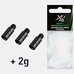 Dodatna težina za pikado strelice / XQMax / 2BA - 2g / Black PIKADO.shop®