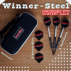Komplet - torbica s strelicami i perami KARELLA / Winner Steel Set PIKADO.shop®1