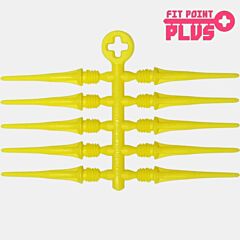Kratke pikado špice  COSMO DARTS / Fit Point Plus  (2)  25mm / yellow  PIKADO.shop®1