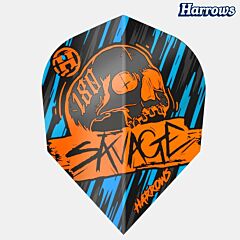 Pikado pera HARROWS / Savage / orange-blue PIKADO.shop®