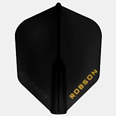 Pikado pera ROBSON Plus Dart Flight / Shape Black PIKADO.shop®1