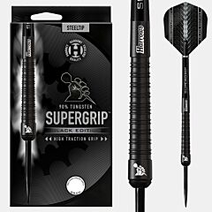 Pikado strelice HARROWS / SUPERGRIP Black Edition / steel tip PIKADO.shop®1