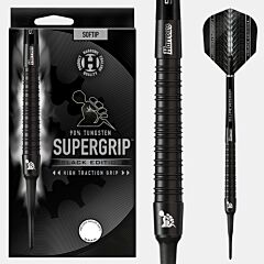 Pikado strelice HARROWS / SUPERGRIP Black Edition / soft tip PIKADO.shop®1