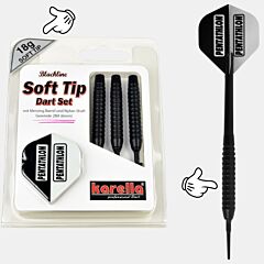 Pikado strelice KARELLA / BlackLine / 18g / Soft tip PIKADO.shop®1