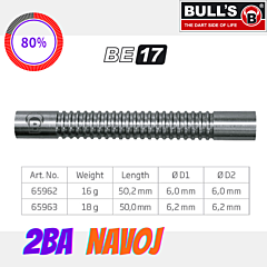 Pikado uteži BULL'S "BE17" za puščice s plastično konico PIKADO.shop®1