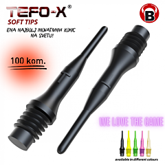 Plastične pikado špice BULL'S "Tefo-X®" 6mm - 2BA (100 kom) PIKADO.shop® 8