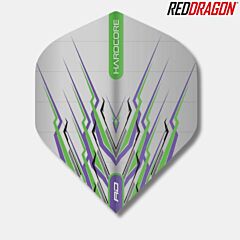 RED DRAGON pikado pera / HARDCORE / Peter Wright / Purple & Green Mohawk PIKADO.shop®1