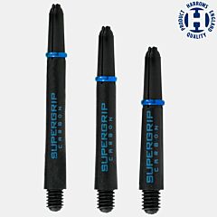 Nastavci za pikado strelice HARROWS / Supergrip Carbon / Blue PIKADO.shop®1