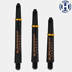 Nastavci za pikado strelice HARROWS / Supergrip Carbon / Gold PIKADO.shop®1