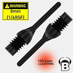 Kratke pikado špice BULL'S "Ball point" 8mm - 1/4BSF (100 kom) PIKADO.shop®5