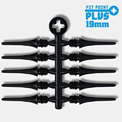Kratke pikado špice  COSMO DARTS / Fit Point Plus (1) 19mm / black PIKADO.shop®1