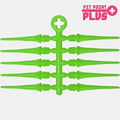 Kratke pikado špice  COSMO DARTS / Fit Point Plus  (2)  25mm  / green PIKADO.shop®1