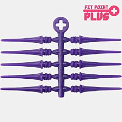 Kratke pikado špice  COSMO DARTS / Fit Point Plus  (2)  25mm  / purple PIKADO.shop®1
