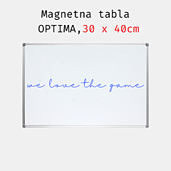 Magnetna tabla za pisanje rezultatov OPTIMA / ALU