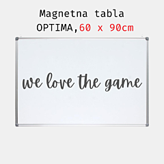 Magnetna tabla za pisanje rezultatov OPTIMA / ALU