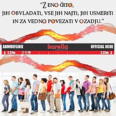 Označevalna naljepnica KARELLA / za točnu udaljenost bacanja strelice PIKADO.shop®1