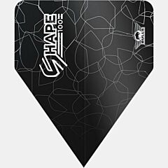 Pikado pera Bull's NL. / Shape 100 Black Delta Flight