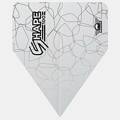 Pikado pera Bull's NL. / Shape 100 White Delta Flight PIKADO.shop®1