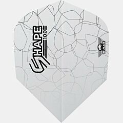 Pikado pera Bull's NL. / Shape 100 White Standard 6 Flight PIKADO.shop®1