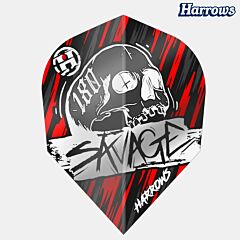 Pikado pera HARROWS / Savage / red-silver PIKADO.shop®1