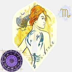 Pikado pera L-style Zodiac "SCORPIO" Standard L1-PRO PIKADO.shop®1