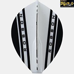 Pikado pera ROBSON Plus Dart Flight / Pear V White PIKADO.shop®1