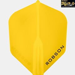 Pikado pera ROBSON Plus Dart Flight / Shape Yellow PIKADO.shop®1