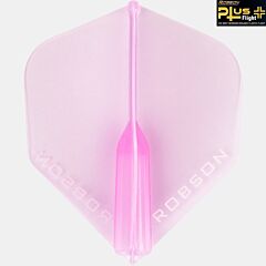 Pikado pera ROBSON Plus Dart Flight / Crystal Clear Pink PIKADO.shop®1