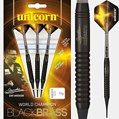 Pikado strelice UNICORN / Black Brass / Gary Anderson / soft tip PIKADO.shop®1