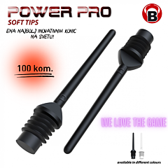 Plastične pikado špice BULL'S "Power Pro" 6mm - 2BA (100 kom) PIKADO.shop®1