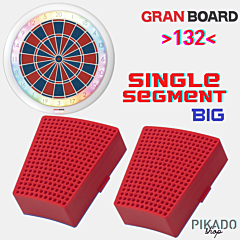 Segment za pikado tarču GRANBOARD "Single - Square" Red 2 kom PIKADO.shop®1