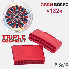 Segment za pikado tarču GRANBOARD "Triple -Red" 2 kom PIKADO.shop®1