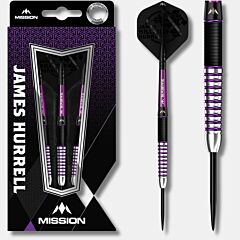 Steeldart strelice MISSION | James Hurrell | Hillbilly Black Purple  PIKADO.shop®1