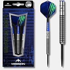 Steeldart strelice MISSION | Lee Evans - Black-Electro  PIKADO.shop1