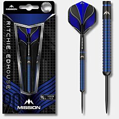 Steeldart strelice MISSION | Ritchie Edhouse | Black-Titanium  PIKADO.shop1