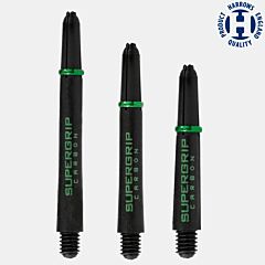 Nastavci za pikado strelice HARROWS / Supergrip Carbon / Green PIKADO.shop®1
