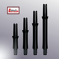 Nastavci za pikado strelice L-style "Lock Straight" Black PIKADO.shop®1