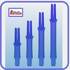 Nastavci za pikado strelice L-style "Lock Straight" Clear Blue PIKADO.shop®1