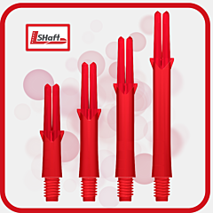 Nastavci za pikado strelice L-style "Lock Straight" Clear Red PIKADO.shop®1