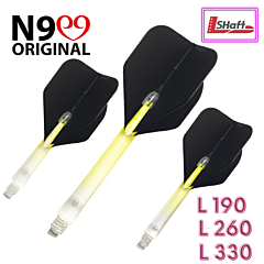 Nastavci za pikado strelice L-style N9 "Twin Color Lock Straight" Clear-Yellow PIKADO.shop®1