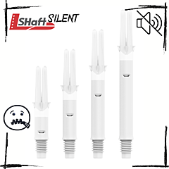 Nastavci za pikado strelice L-style "Silent Straight Spinner" White PIKADO.shop® 1