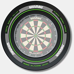 WINMAU / Advance Black & Green Dartboard Surround / 4455 PIKADO.shop®1