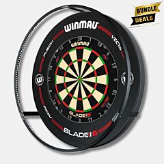 WINMAU Plasma 360° LED rasvjeta za pikado metu / Bundle / Black / 4305 PIKADO.shop®1